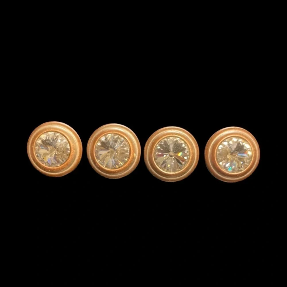Brass rhinestone furniture knobs diamond silver vintage drawer cabinet k…